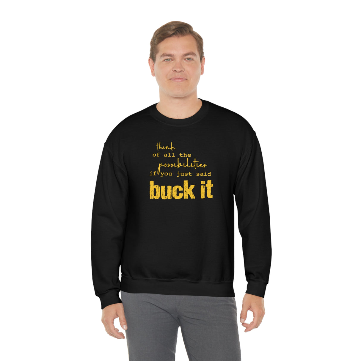 Unisex Heavy Blend™ Crewneck Sweatshirt | buck it
