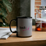11oz Black Mug | buck wild