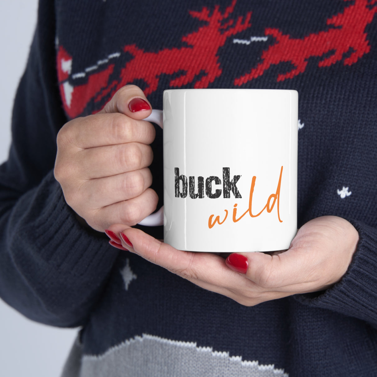 Ceramic Mug 11oz | buck wild