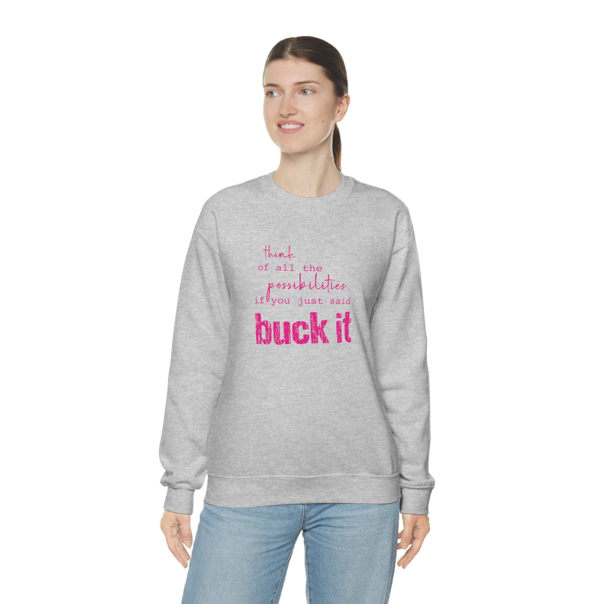 Unisex Heavy Blend™ Crewneck Sweatshirt | buck it
