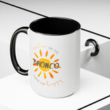 Two-Tone Coffee Mugs, 15oz | sunshine