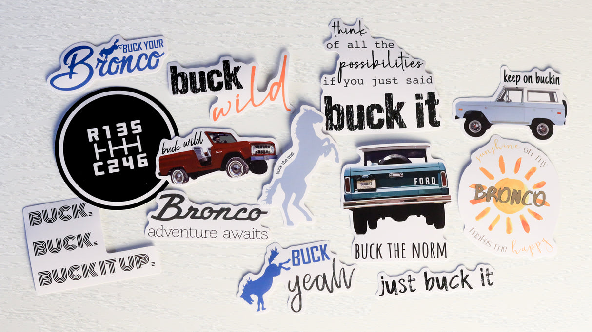 Bronco Stickers (Limited Edition)
