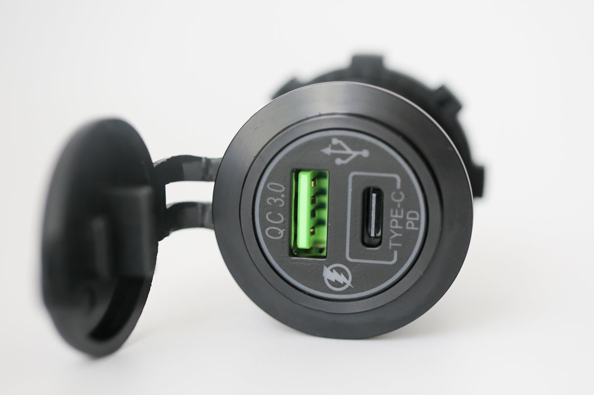 USB 3.0 and USB-C Charging Ports