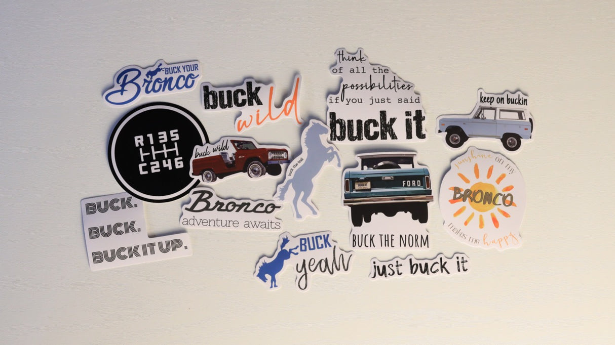 Bronco Stickers (Limited Edition)