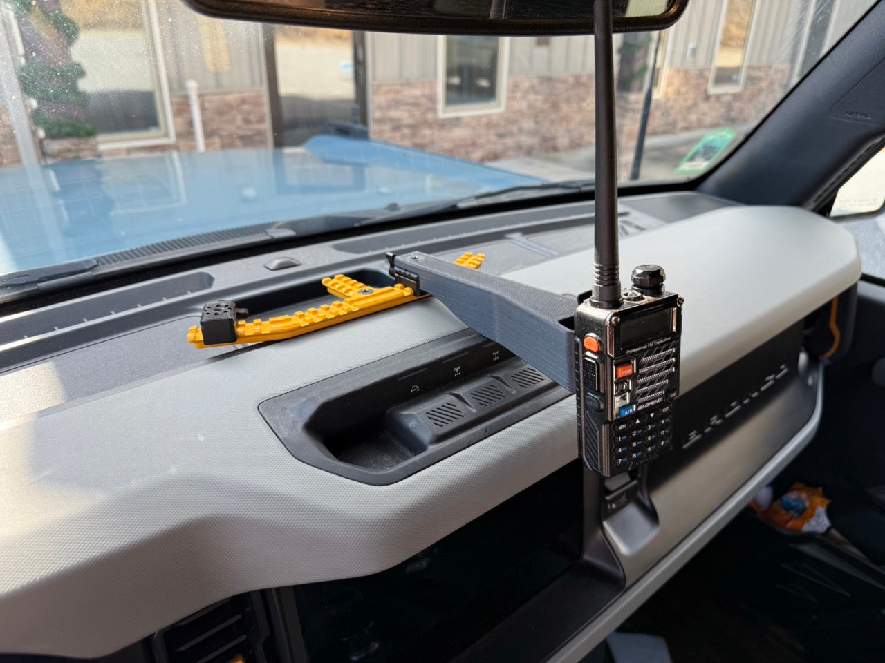 GMRS radio bronco mount