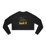 Women's Cropped Sweatshirt | buck it